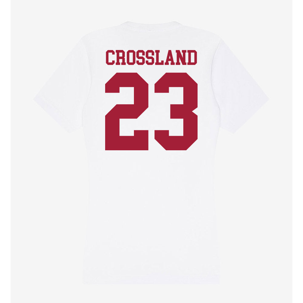 Oklahoma - NCAA Baseball : Cade Crossland - Women's V-Neck T-Shirt-1