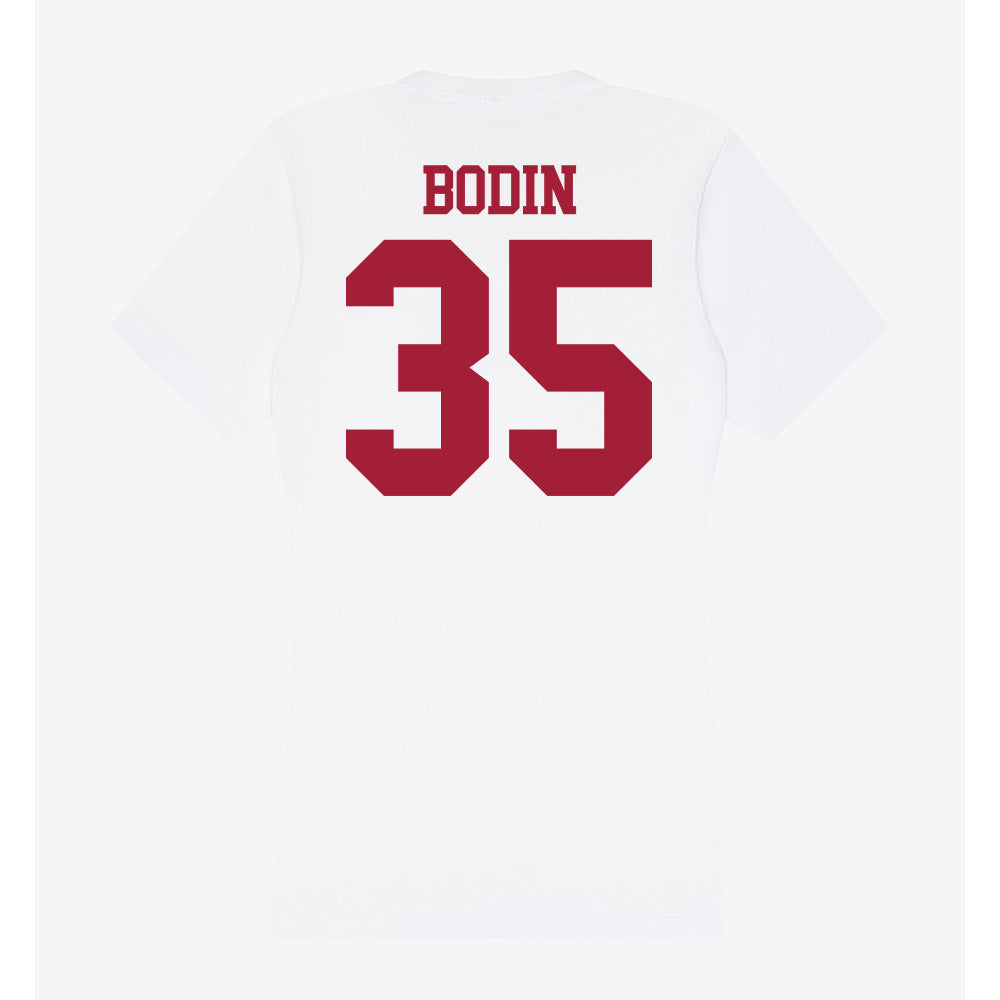 Oklahoma - NCAA Baseball : Jason Bodin - Women's V-Neck T-Shirt-1