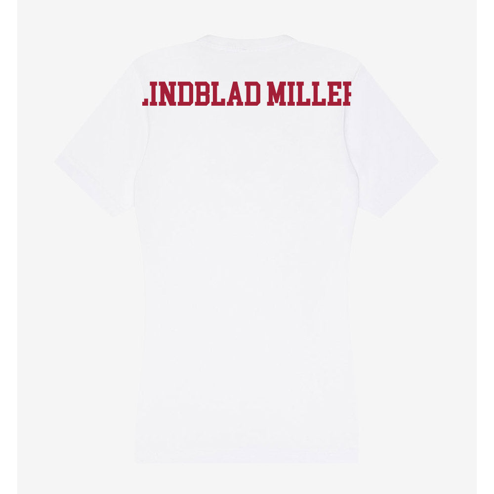 Oklahoma - NCAA Women's Track & Field : Filippa Lindblad Miller - Women's V-Neck T-Shirt-1