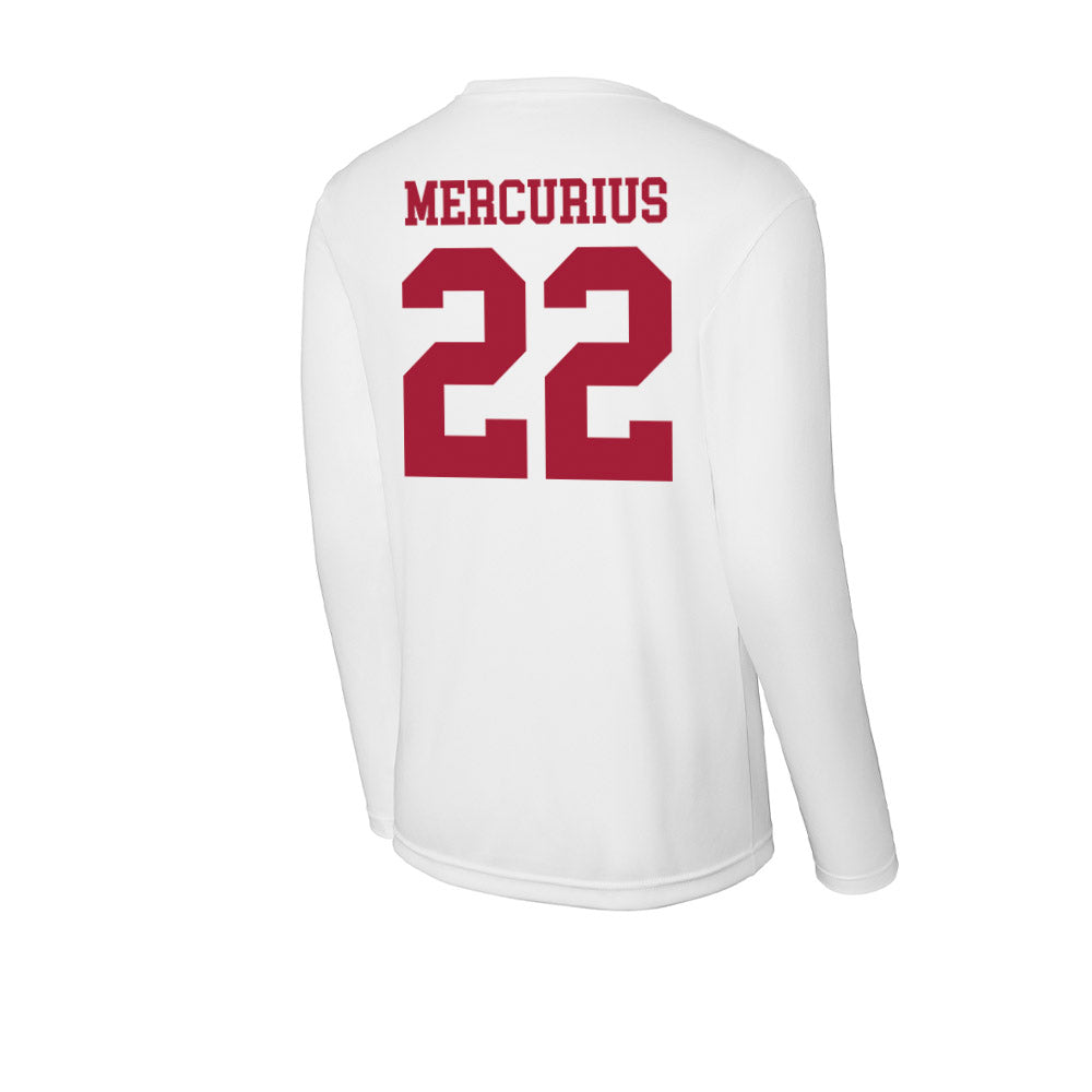 Oklahoma - NCAA Baseball : LJ Mercurius - Activewear Long Sleeve T-Shirt-1