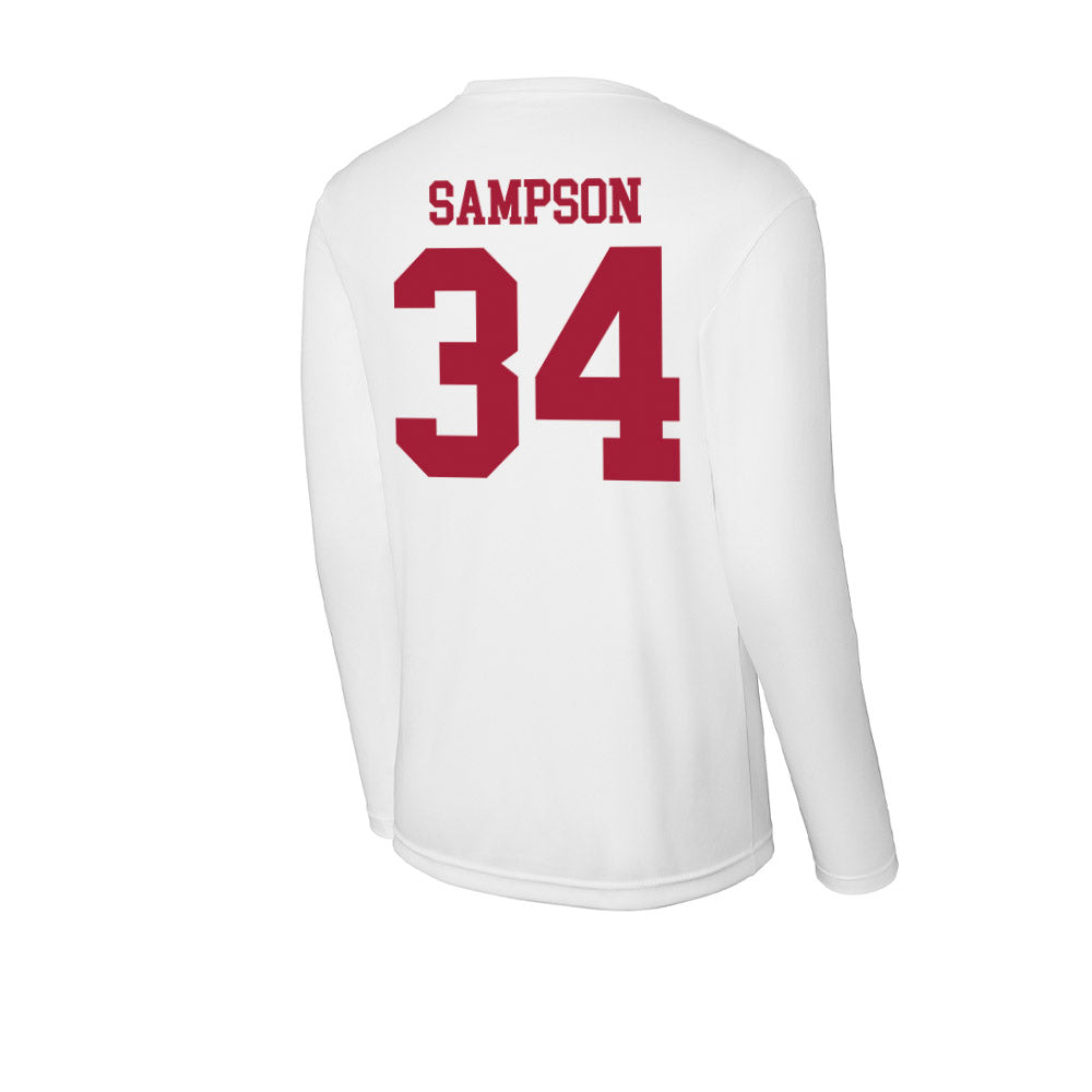 Oklahoma - NCAA Baseball : Beau Sampson - Activewear Long Sleeve T-Shirt-1