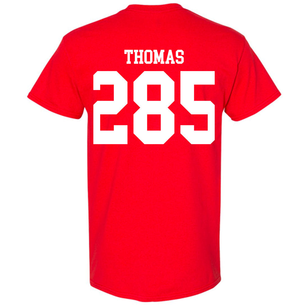 Oklahoma - NCAA Wrestling : Ricky Thomas - Classic Shersey T-Shirt-1