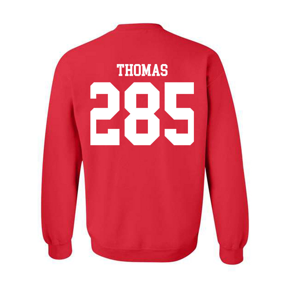 Oklahoma - NCAA Wrestling : Ricky Thomas - Classic Shersey Crewneck Sweatshirt-1