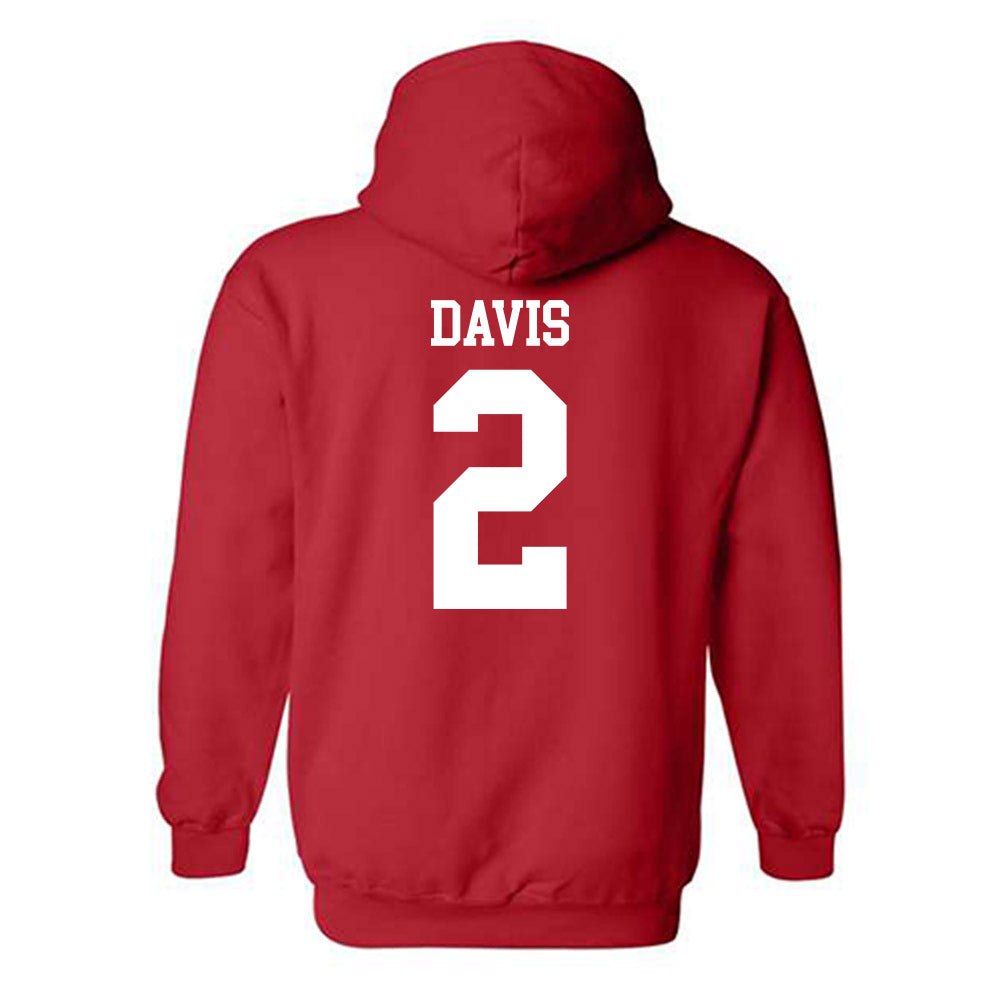 Oklahoma - NCAA Baseball : Myles Davis - Classic Shersey Hooded Sweatshirt-1