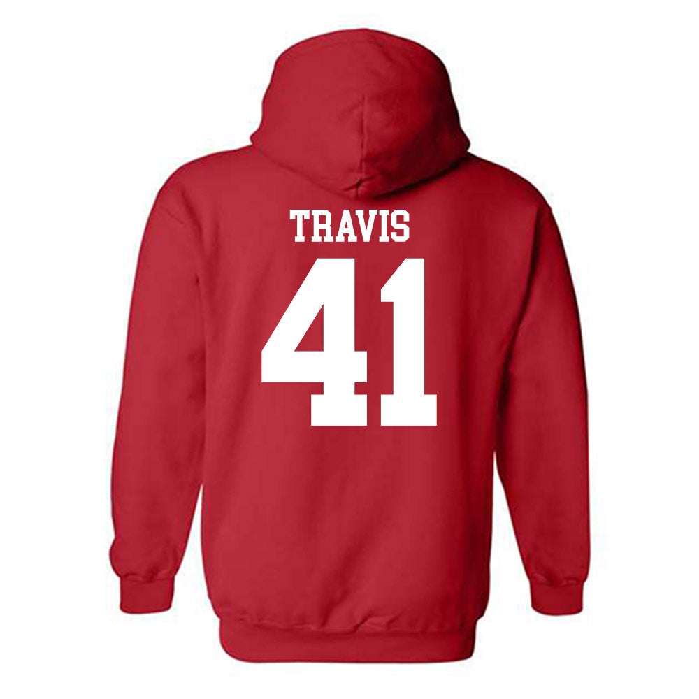 Oklahoma - NCAA Football : Barrett Travis - Classic Shersey Hooded Sweatshirt-1
