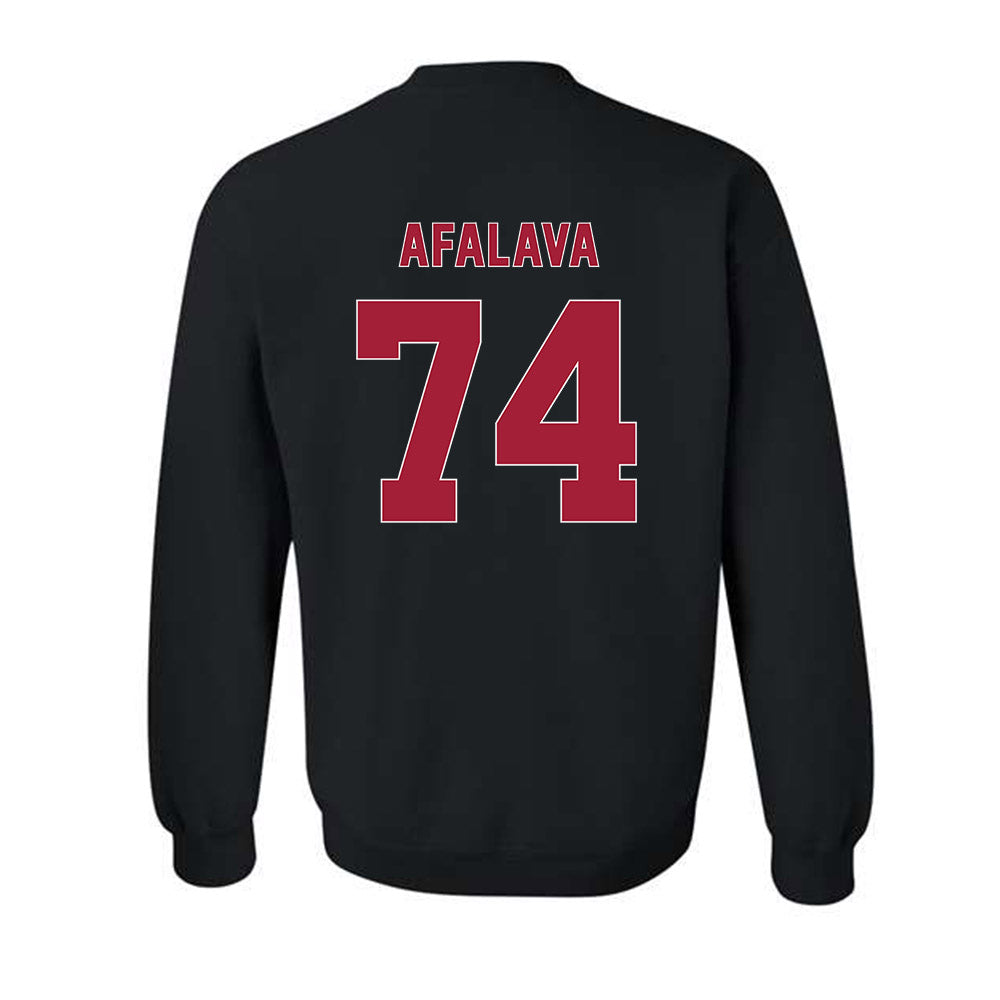 Oklahoma - NCAA Football : Darius Afalava - Classic Shersey Crewneck Sweatshirt-1