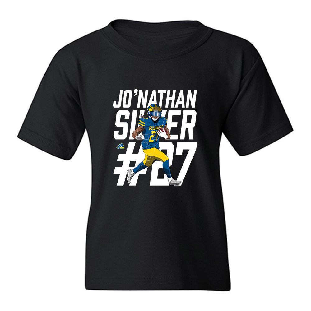 Delaware - NCAA Football : Jo Silver - Collage Youth T-Shirt-0