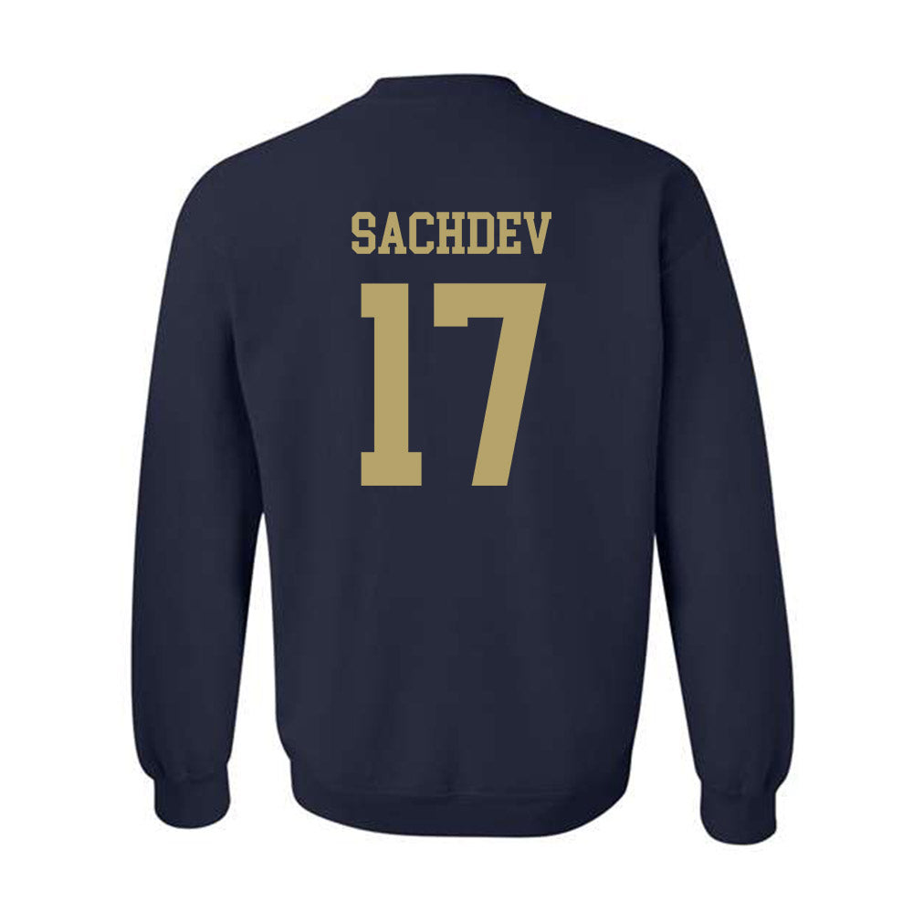 Georgia Tech - NCAA Men's Tennis : Rohan Sachdev - Classic Shersey Crewneck Sweatshirt-1