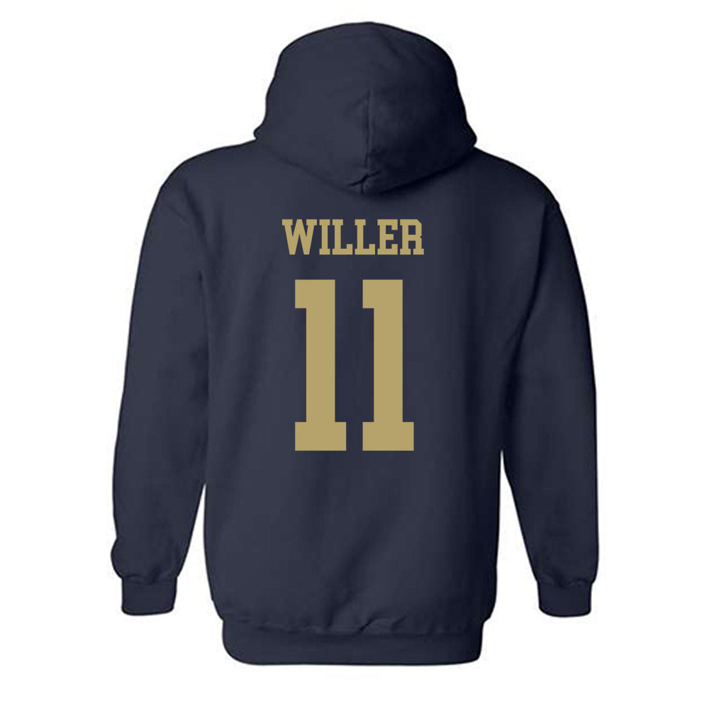 Georgia Tech - NCAA Softball : Alyssa Willer - Classic Shersey Hooded Sweatshirt-1