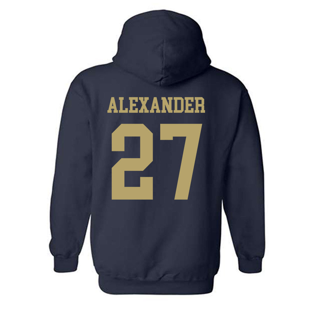 Georgia Tech - NCAA Football : Chad Alexander - Classic Shersey Hooded Sweatshirt-1