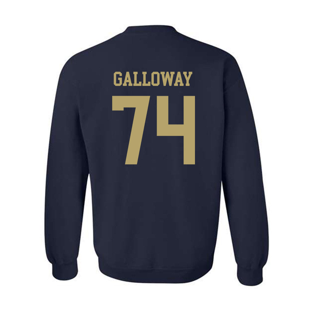 Georgia Tech - NCAA Football : Benjamin Galloway - Classic Shersey Crewneck Sweatshirt-1