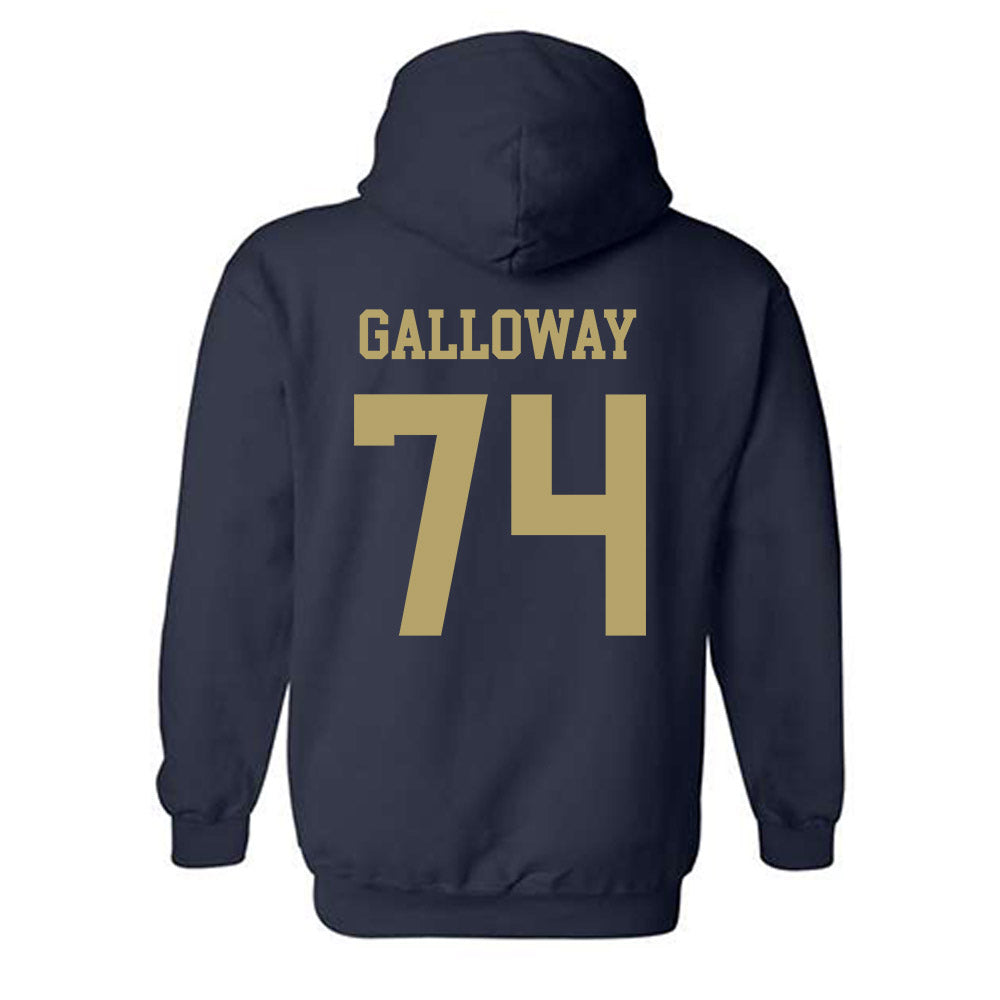 Georgia Tech - NCAA Football : Benjamin Galloway - Classic Shersey Hooded Sweatshirt-1
