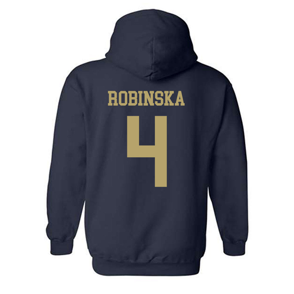 Georgia Tech - NCAA Women's Volleyball : Gabriela Robinska - Classic Shersey Hooded Sweatshirt-1