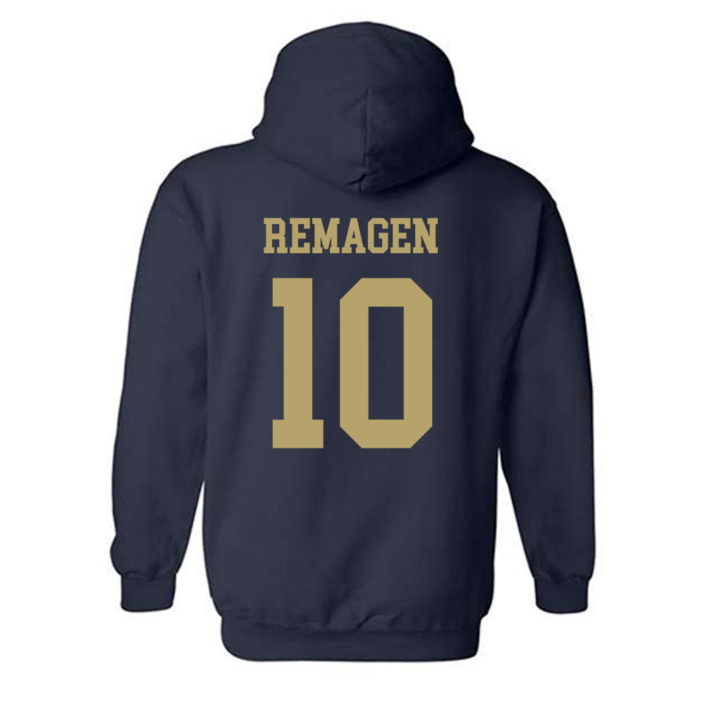 Georgia Tech - NCAA Men's Basketball : Davi Remagen - Classic Shersey Hooded Sweatshirt-1