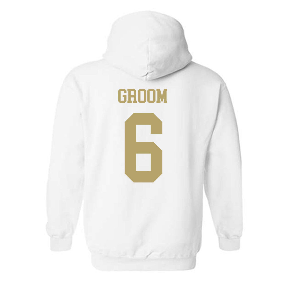 Georgia Tech - NCAA Women's Volleyball : Anika Groom - Classic Shersey Hooded Sweatshirt-1