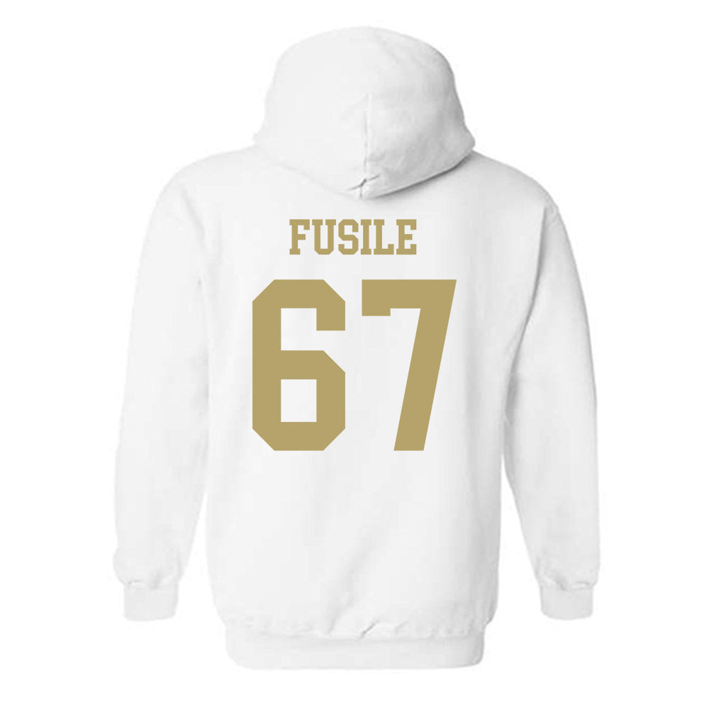 Georgia Tech - NCAA Football : Joe Fusile - Classic Shersey Hooded Sweatshirt-1