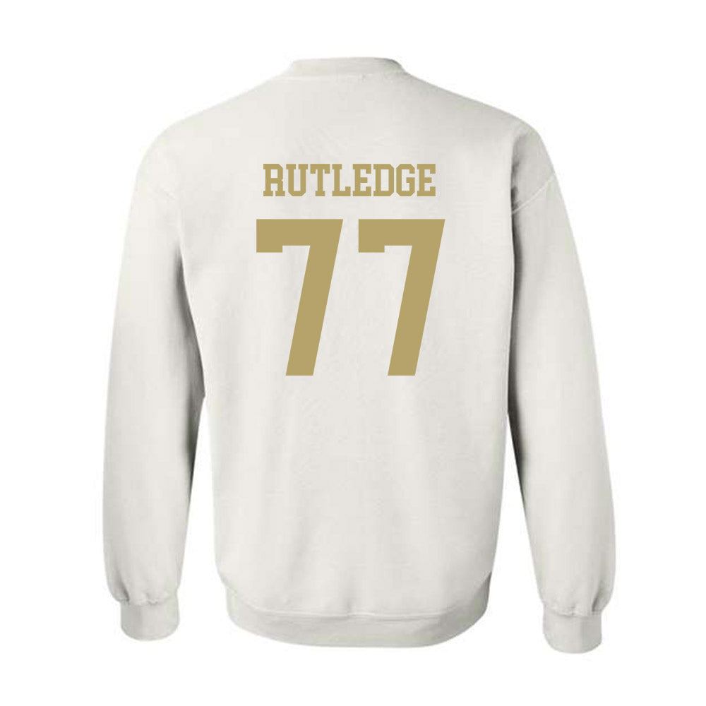 Georgia Tech - NCAA Football : Keylan Rutledge - Classic Shersey Crewneck Sweatshirt-1