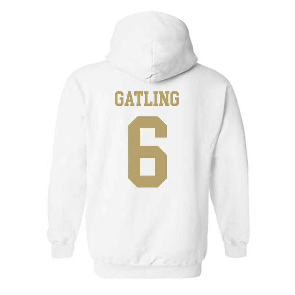 Georgia Tech - NCAA Football : Debron Gatling - Classic Shersey Hooded Sweatshirt-1