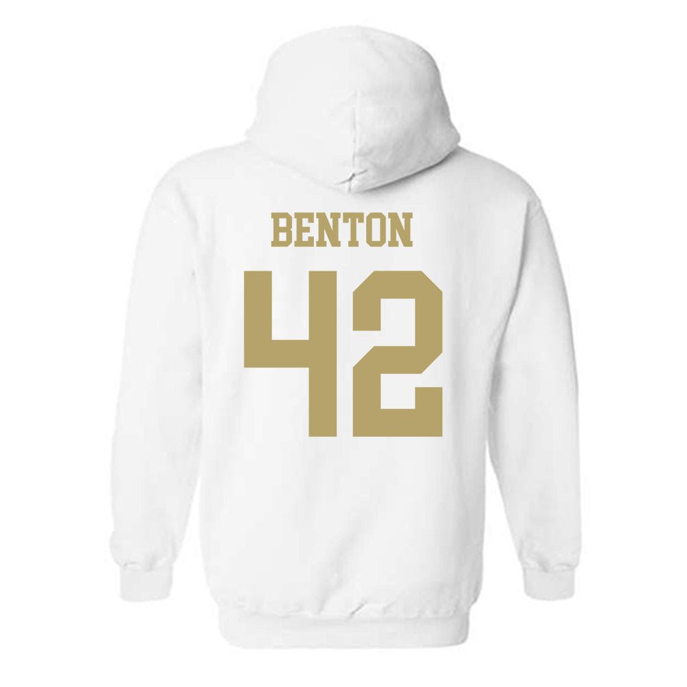 Georgia Tech - NCAA Football : Will Benton - Classic Shersey Hooded Sweatshirt-1