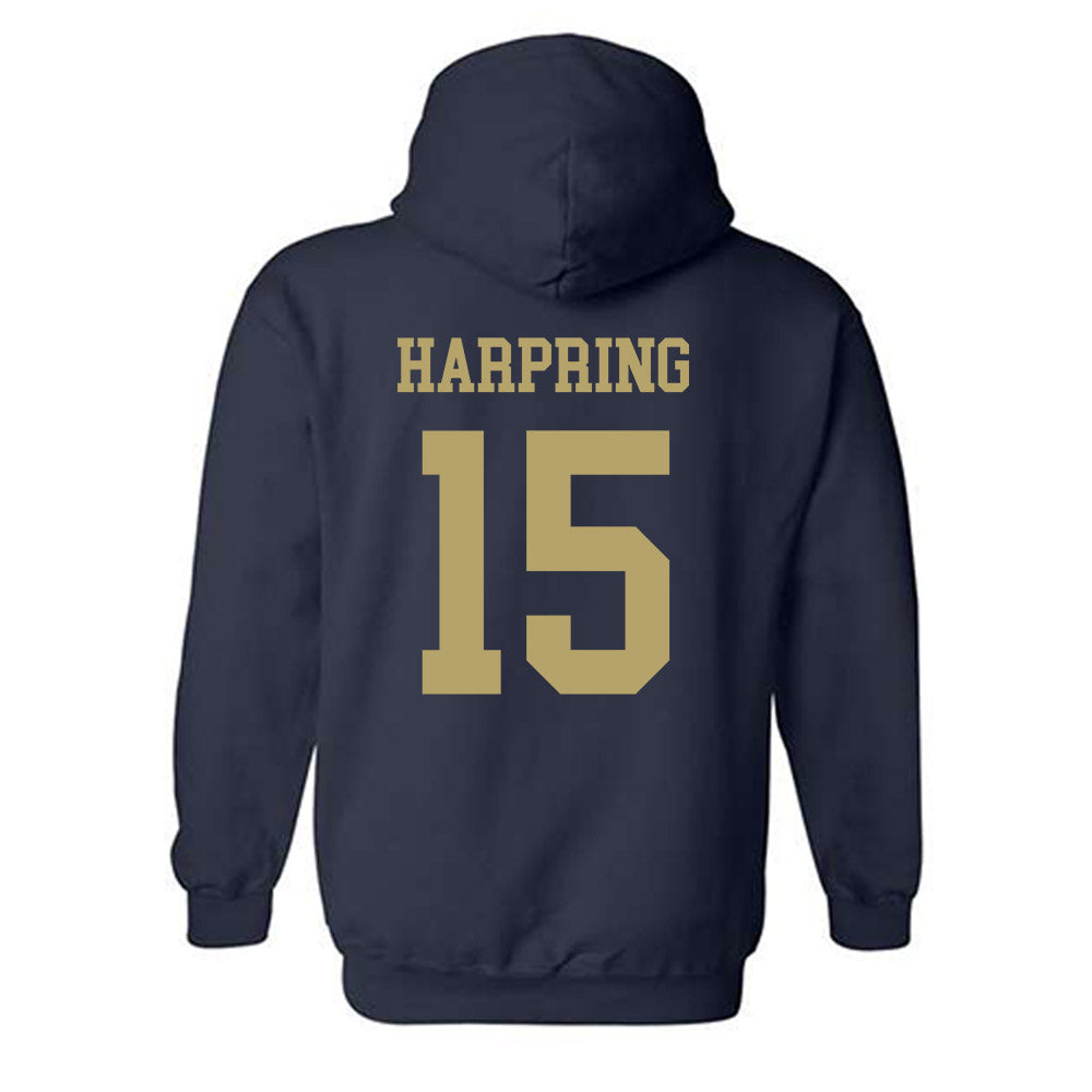 Georgia Tech - NCAA Football : Luke Harpring - Classic Shersey Hooded Sweatshirt-1