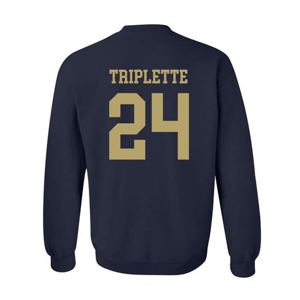 Georgia Tech - NCAA Football : Ronald Triplette - Classic Shersey Crewneck Sweatshirt-1
