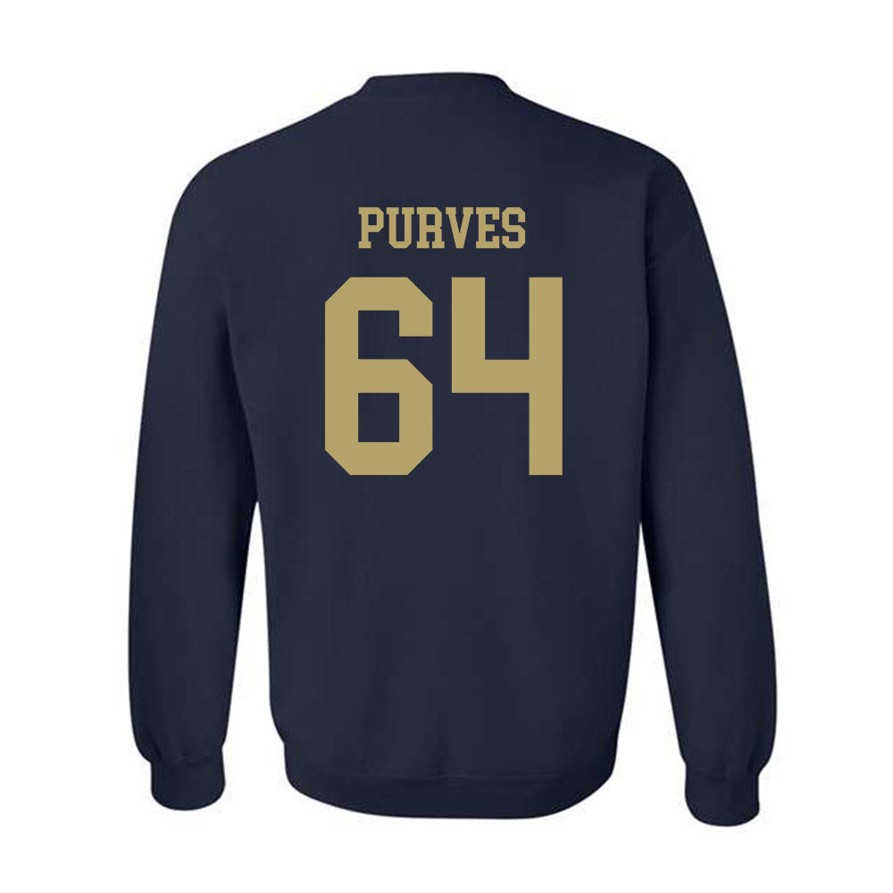 Georgia Tech - NCAA Football : Ryan Purves - Classic Shersey Crewneck Sweatshirt-1