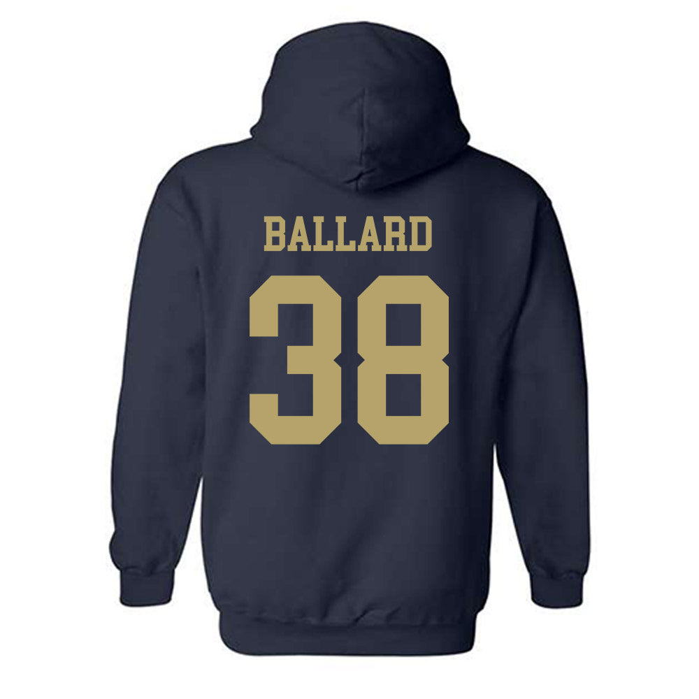 Georgia Tech - NCAA Baseball : Carson Ballard - Classic Shersey Hooded Sweatshirt-1