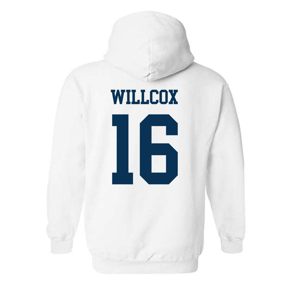 Georgia Tech - NCAA Baseball : Charlie Willcox - Classic Shersey Hooded Sweatshirt-1