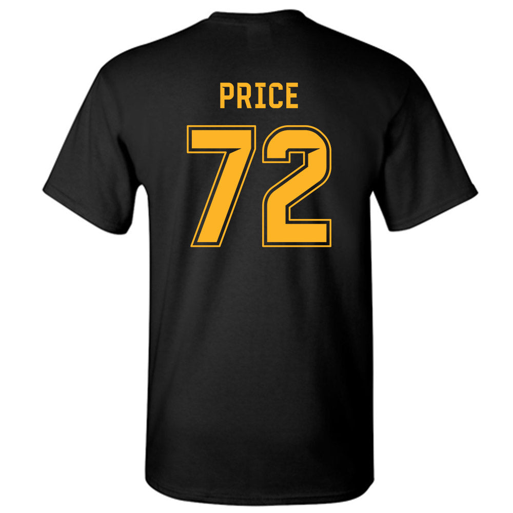 Baylor - NCAA Football : Coleton Price - Blackout Shersey T-Shirt-1