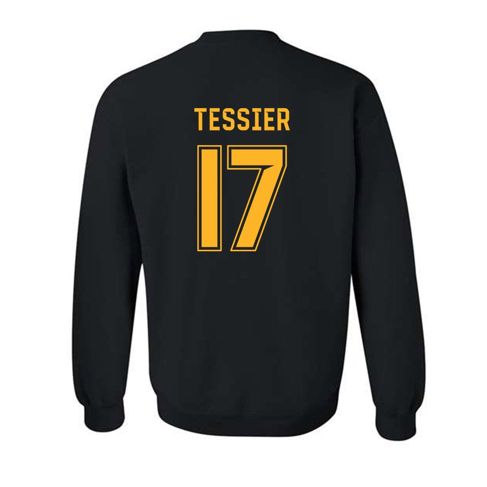 Baylor - NCAA Football : Cade Tessier - Blackout Shersey Crewneck Sweatshirt-1