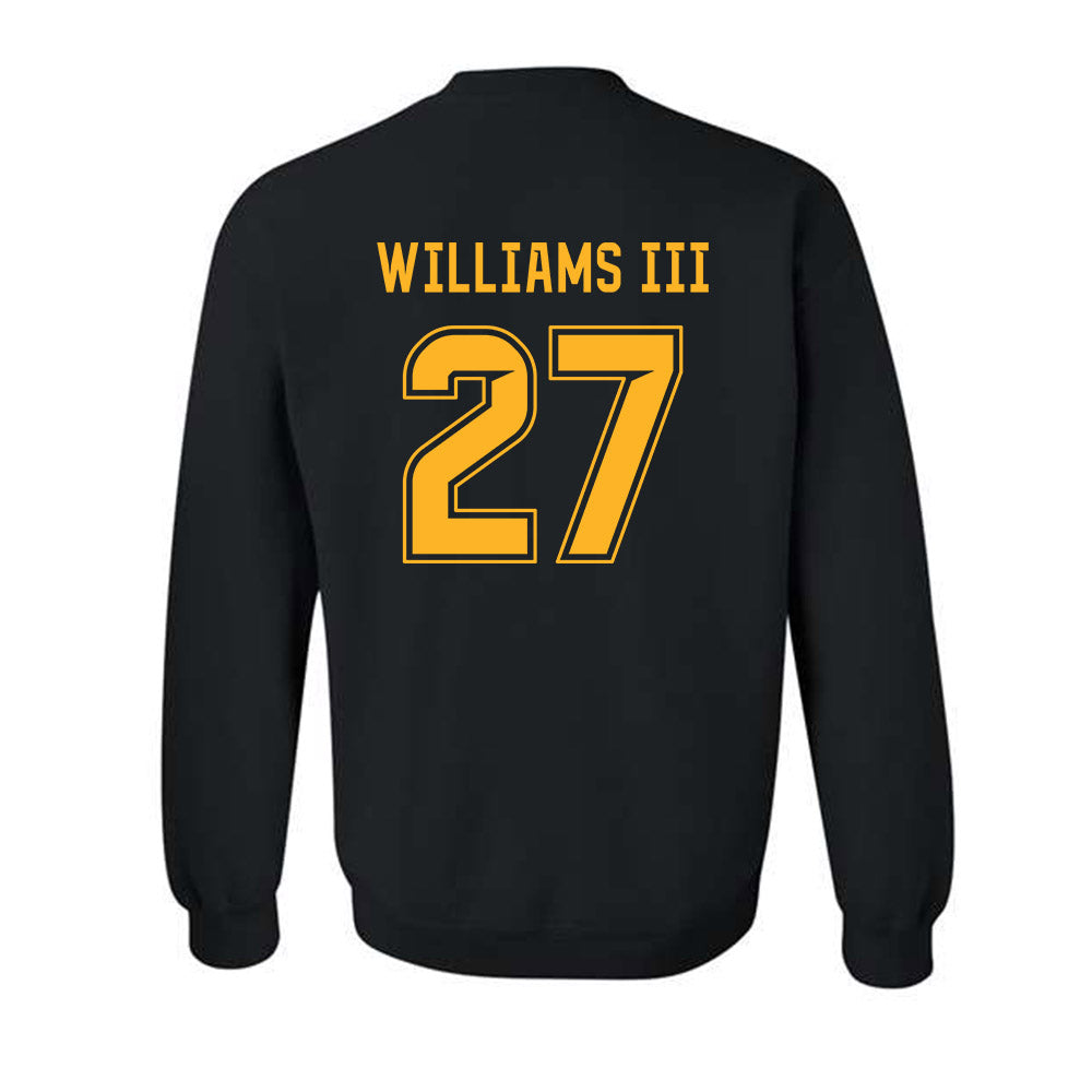 Baylor - NCAA Football : Tevin Williams III - Blackout Shersey Crewneck Sweatshirt-1
