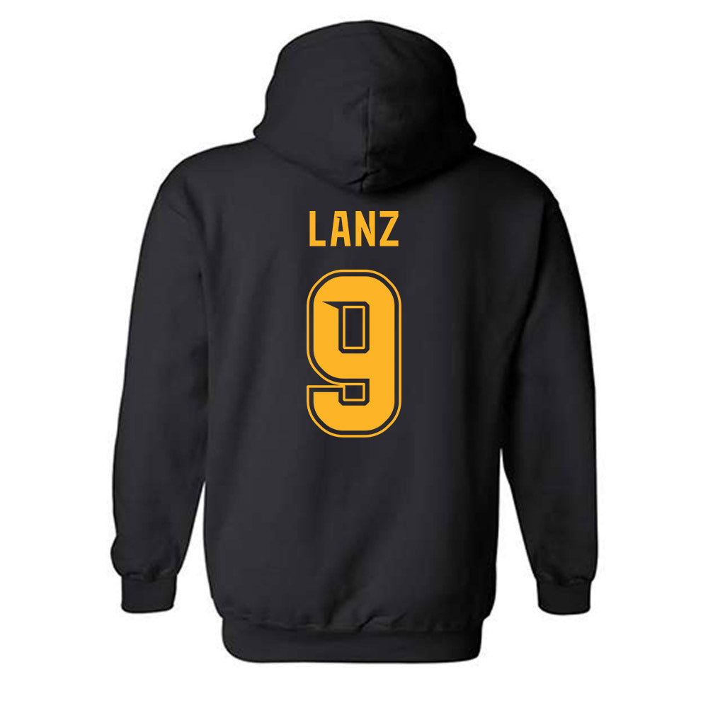 Baylor - NCAA Football : Cooper Lanz - Blackout Shersey Hooded Sweatshirt-1