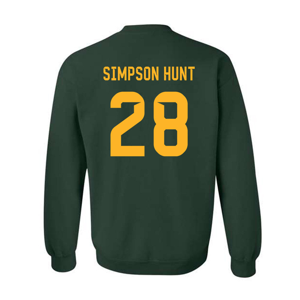 Baylor - NCAA Football : Calvin Simpson Hunt - Family Weekend Shersey Crewneck Sweatshirt-1