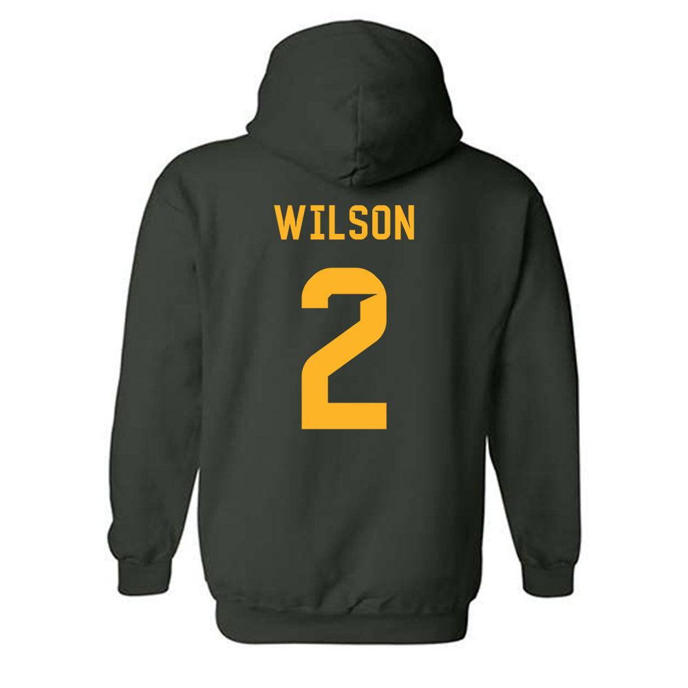 Baylor - NCAA Football : Kole Wilson - Family Weekend Shersey Hooded Sweatshirt-1