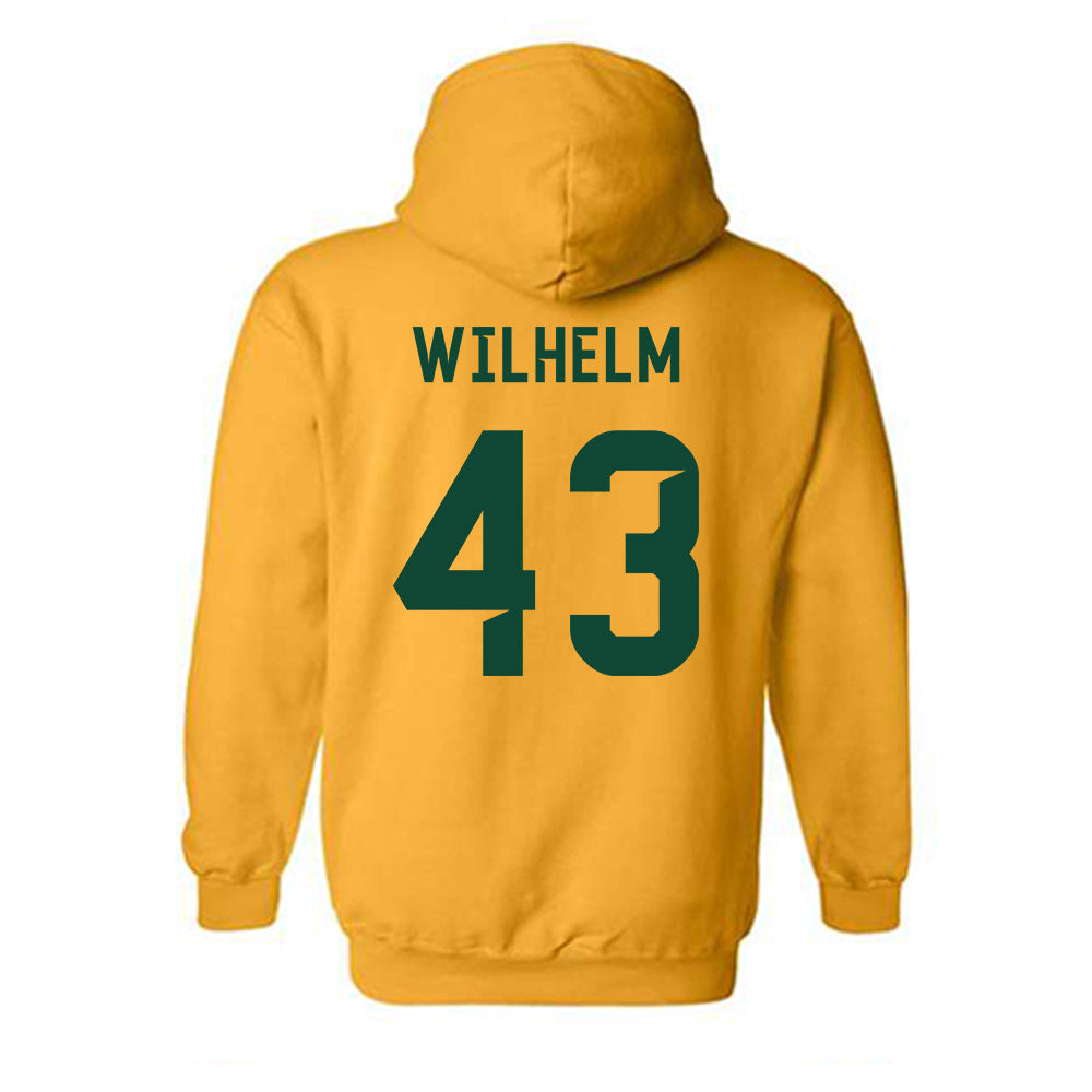 Baylor - NCAA Football : Brody Wilhelm - Go Gold Shersey Hooded Sweatshirt-1