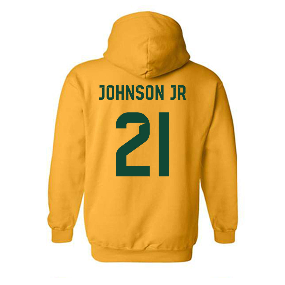 Baylor - NCAA Football : Michael Johnson Jr - Go Gold Shersey Hooded Sweatshirt-1