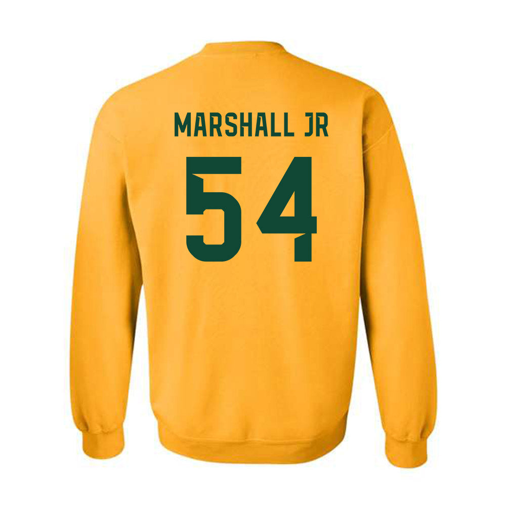Baylor - NCAA Football : David Marshall Jr - Go Gold Shersey Crewneck Sweatshirt-1