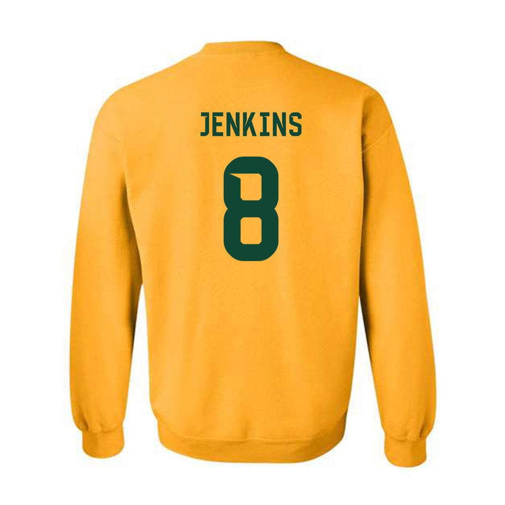 Baylor - NCAA Football : Caden Jenkins - Go Gold Shersey Crewneck Sweatshirt-1