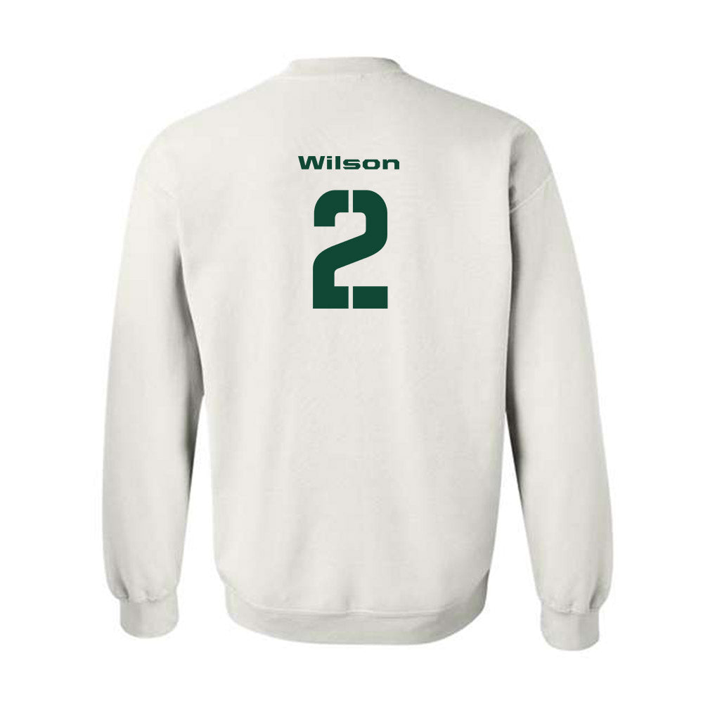Baylor - NCAA Football : Kole Wilson - Salute to Service Shersey Crewneck Sweatshirt-1