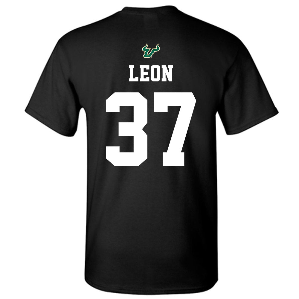 USF - NCAA Football : Chase Leon - Back in Black Shersey T-Shirt-1