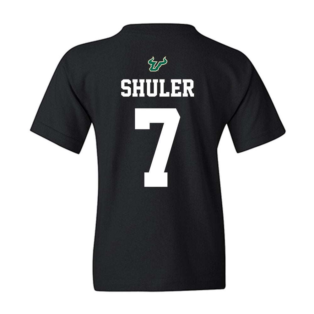USF - NCAA Football : Jhalyn Shuler - Back in Black Shersey Youth T-Shirt-1