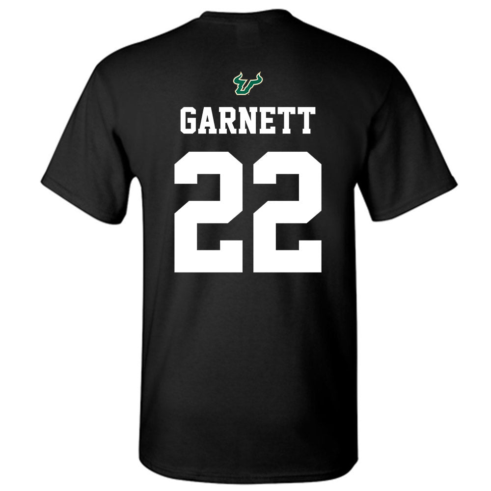 USF - NCAA Football : Chase Garnett - Back in Black Shersey T-Shirt-1