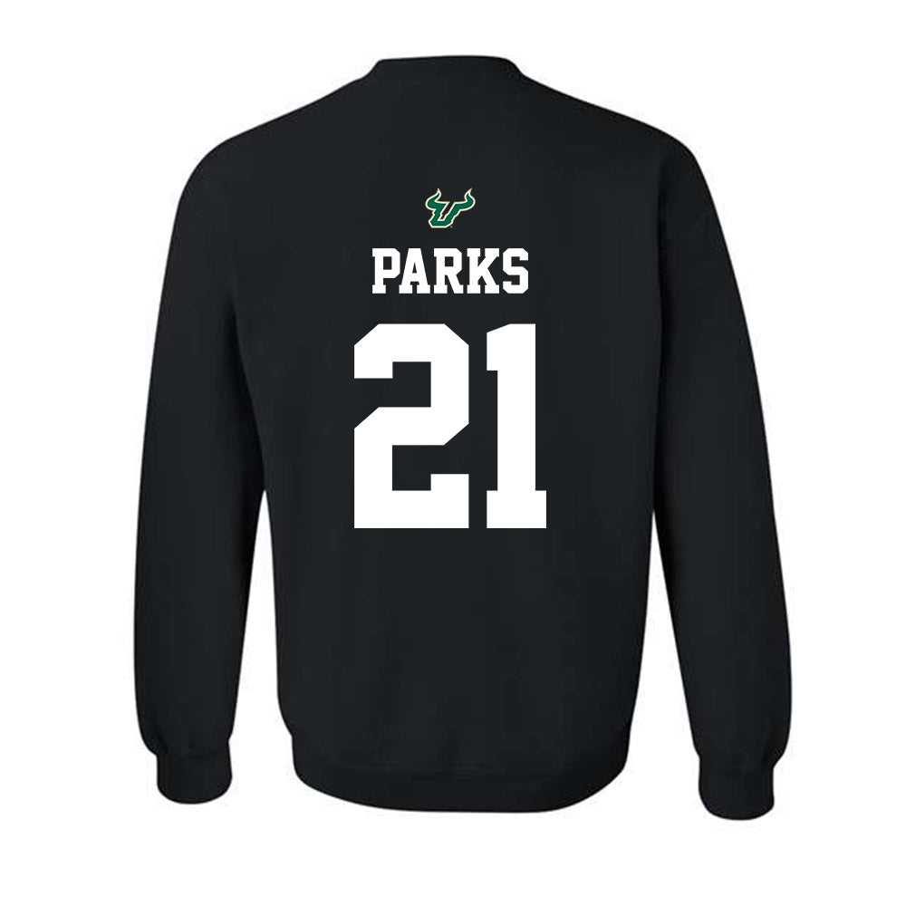 USF - NCAA Football : Arkese Parks - Back in Black Shersey Crewneck Sweatshirt-1