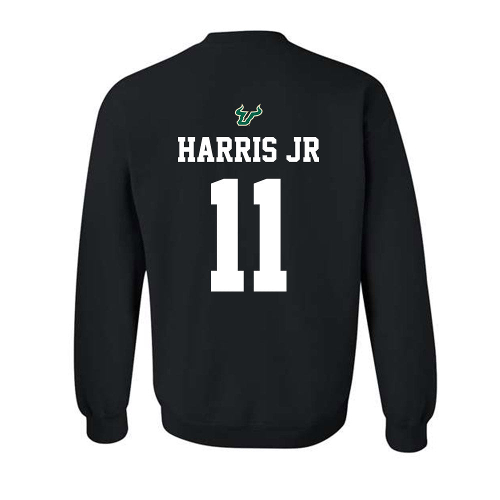 USF - NCAA Football : Derrick Harris Jr - Back in Black Shersey Crewneck Sweatshirt-1