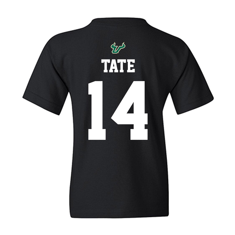 USF - NCAA Football : marcelis Tate - Back in Black Shersey Youth T-Shirt-1