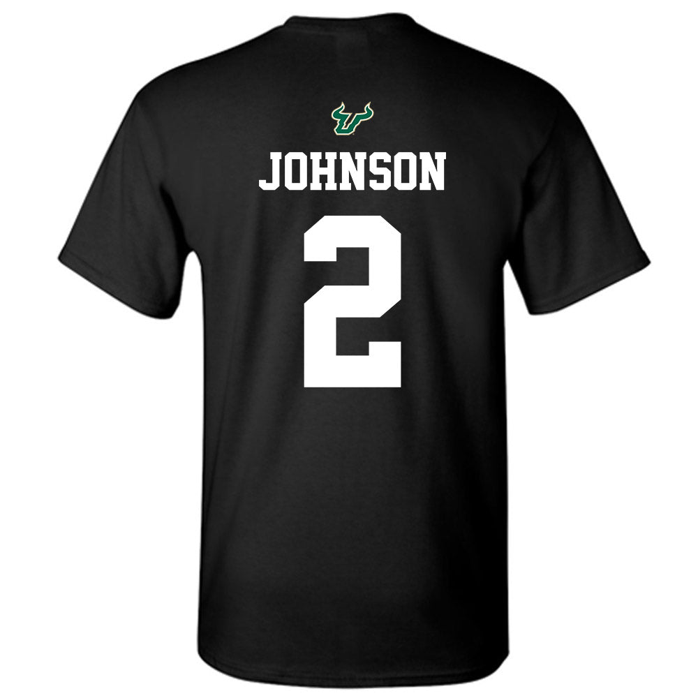 USF - NCAA Football : Jaylen Johnson - Back in Black Shersey T-Shirt-1