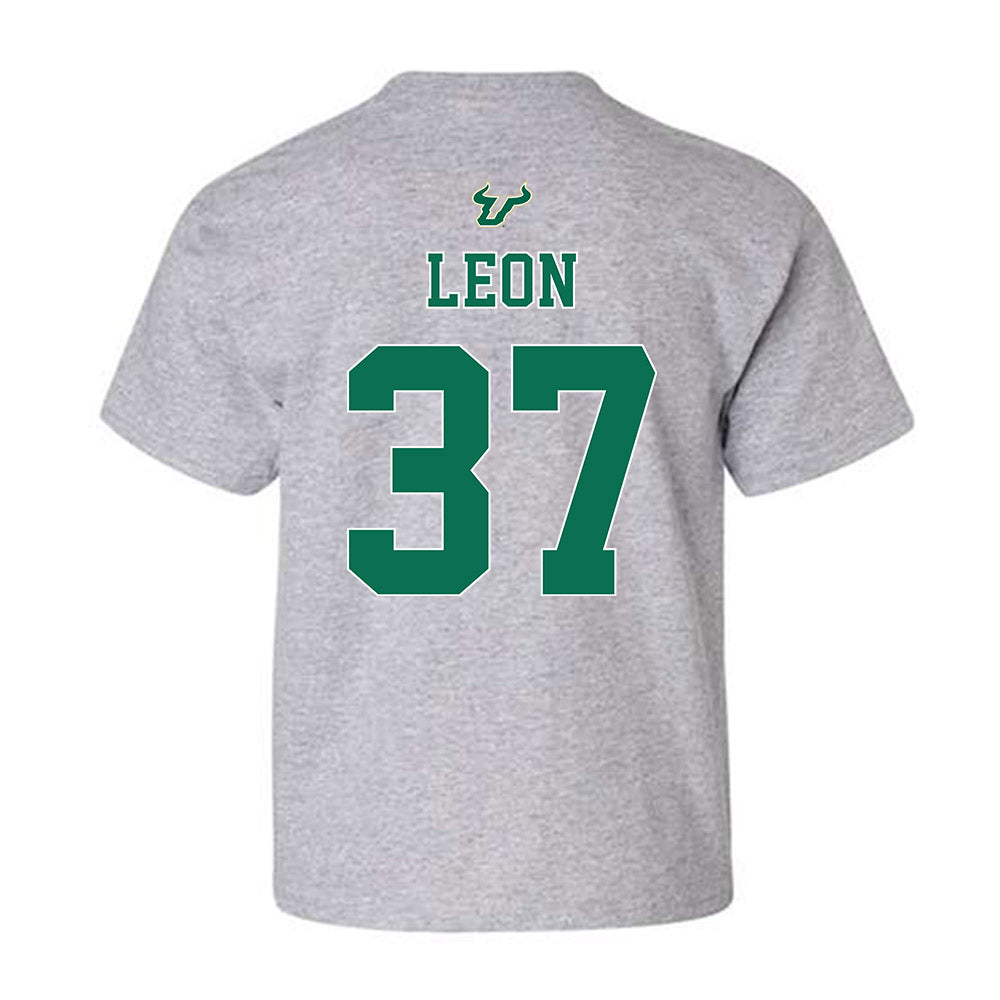 USF - NCAA Football : Chase Leon - Bay Day Shersey Youth T-Shirt-1