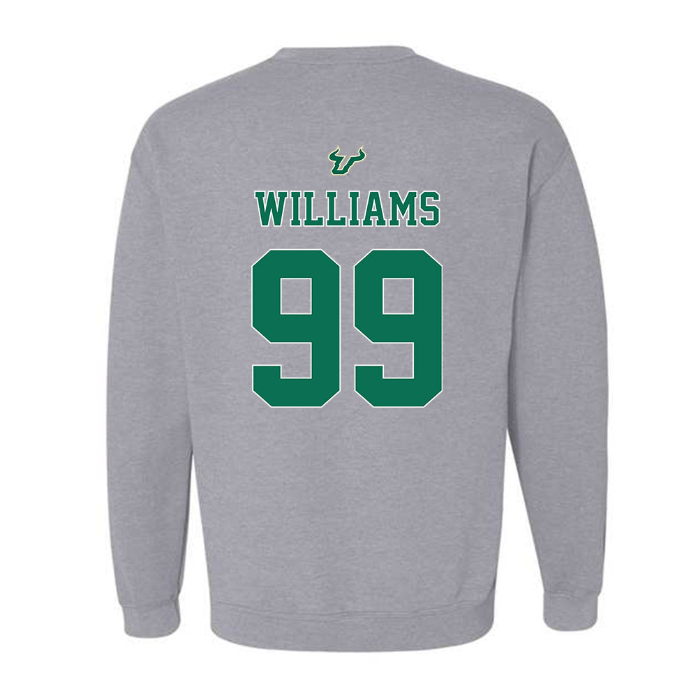 USF - NCAA Football : Marcus Williams - Bay Day Shersey Crewneck Sweatshirt-1