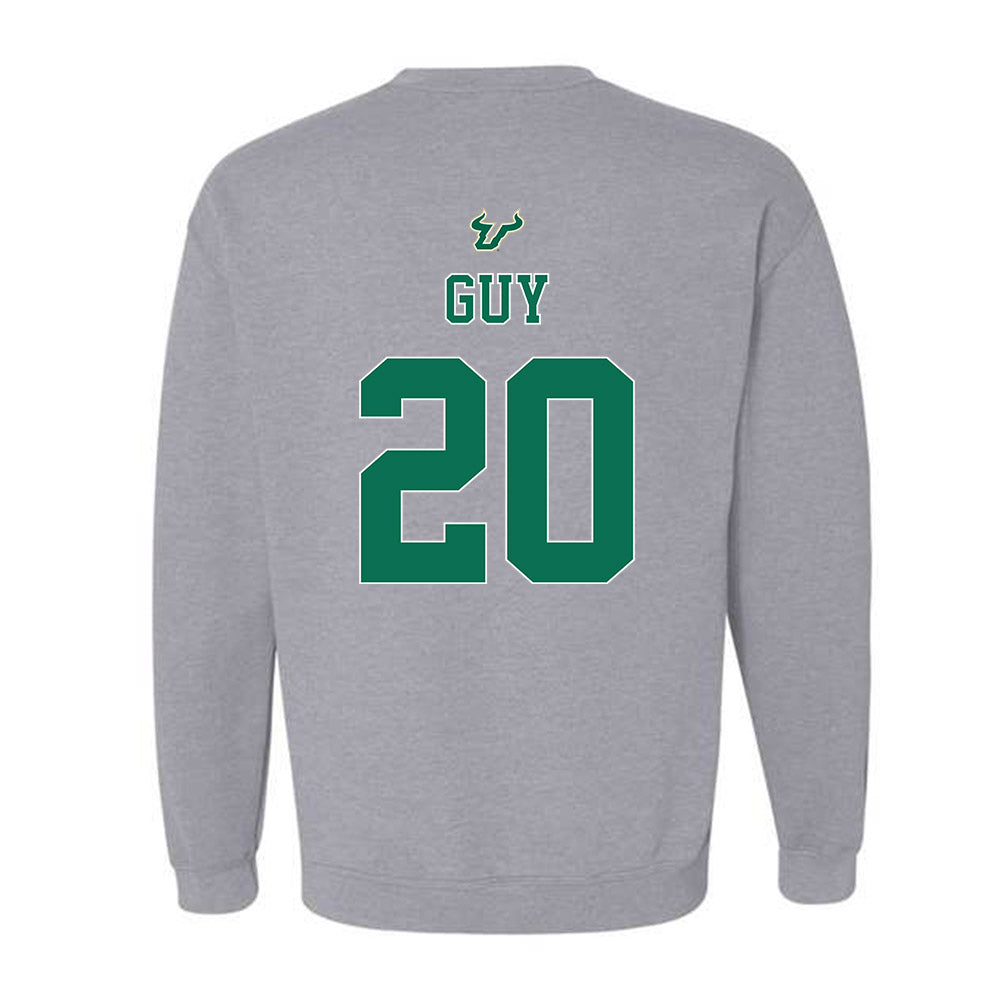 USF - NCAA Football : Izaiah Guy - Bay Day Shersey Crewneck Sweatshirt-1