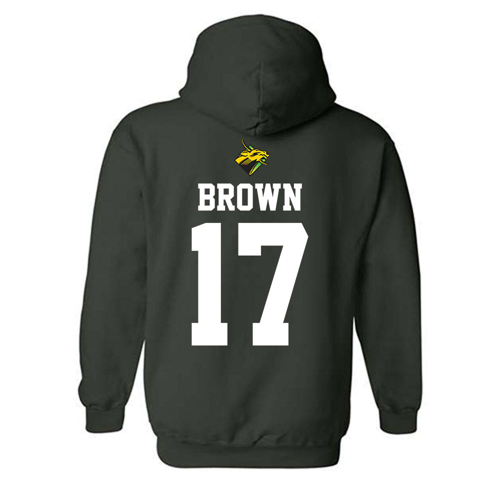 USF - NCAA Football : Byrum Brown - Flashback Friday Shersey Hooded Sweatshirt-1